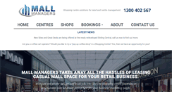 Desktop Screenshot of mallmanagers.com